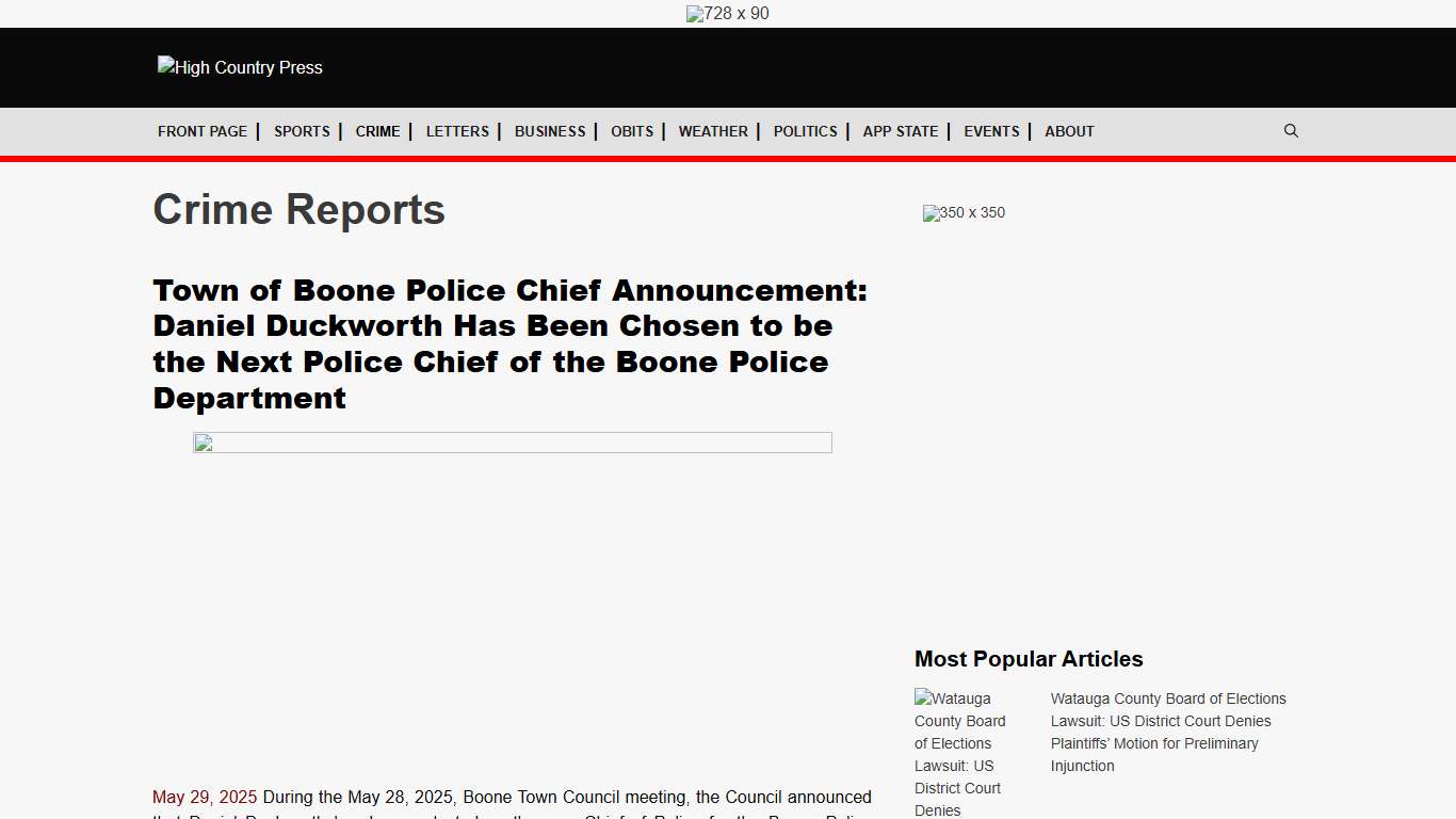 Crime Reports Archives - High Country Press