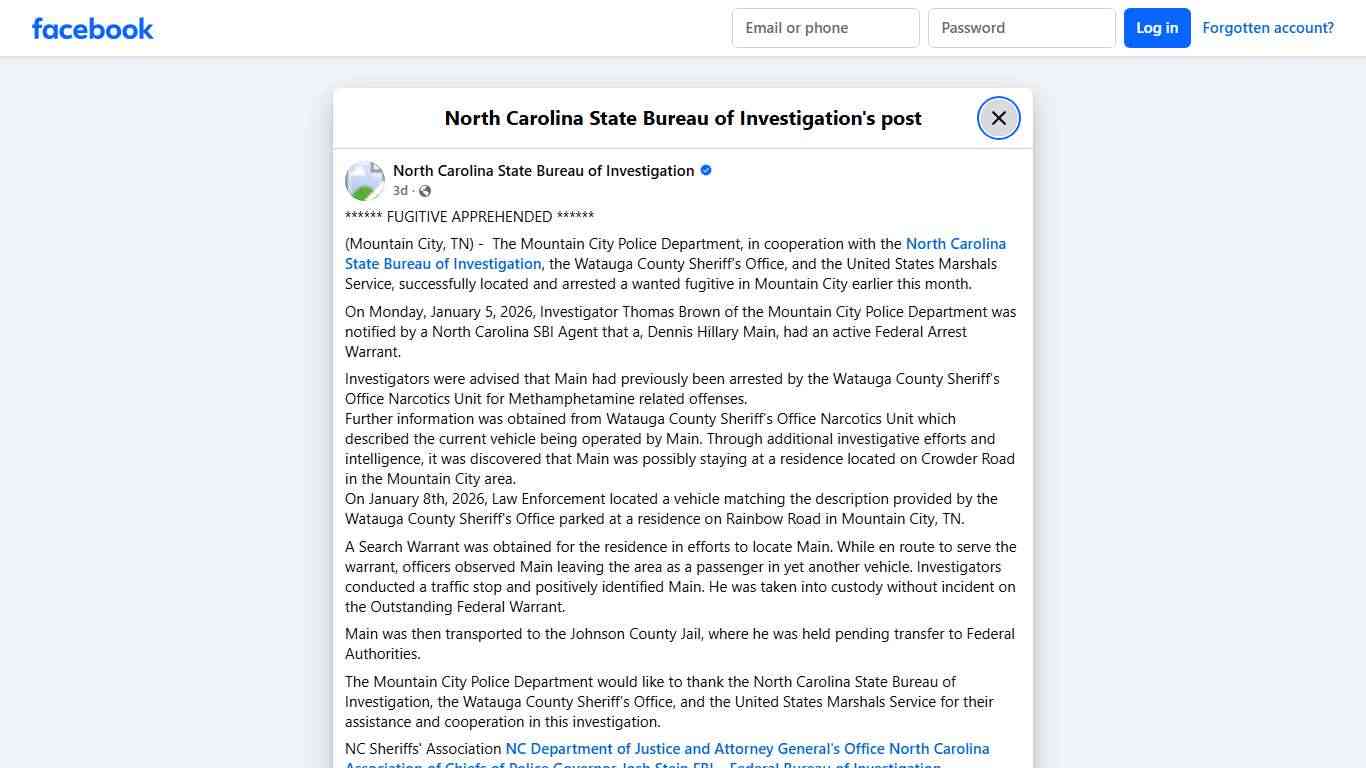 ******... - North Carolina State Bureau of Investigation | Facebook